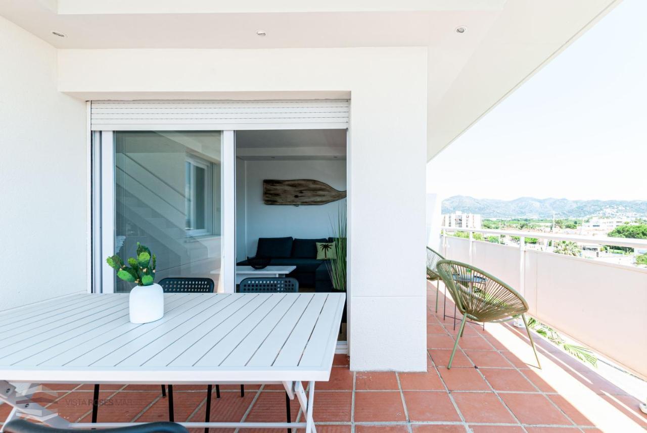 Vista Roses Mar - Apartamento Con Piscina II Экстерьер фото